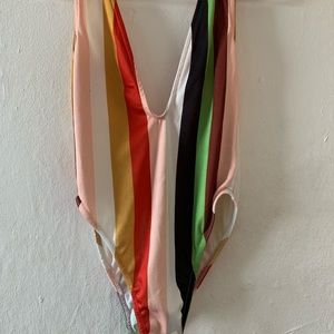 Retro colored body suit